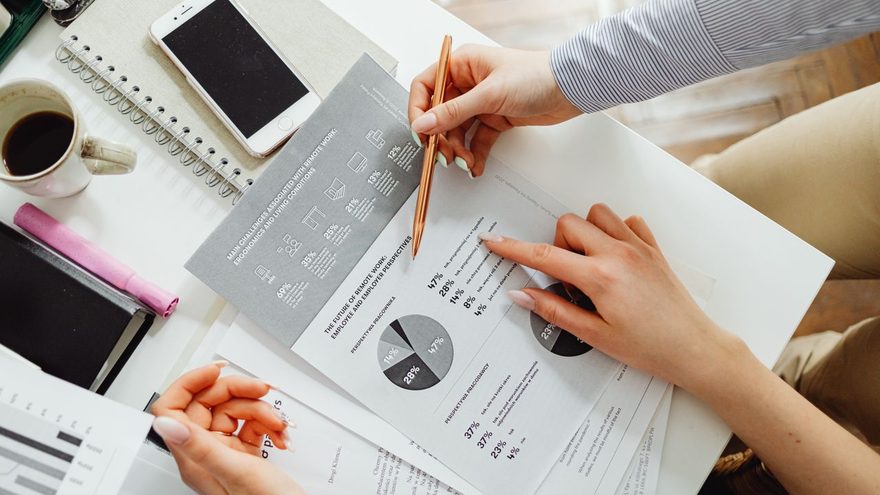 Financial planning charts for structuring an ESOP